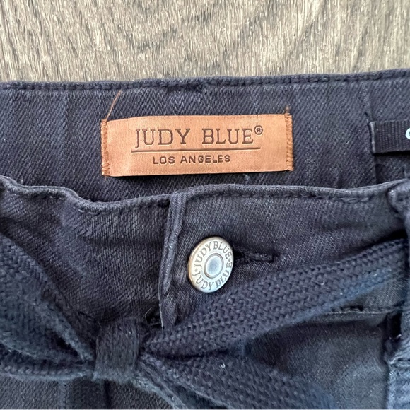 JUDY BLUE High Waist Garment Dyed Navy Blue Denim Jeans Size 5 / 27 - Picture 10 of 11